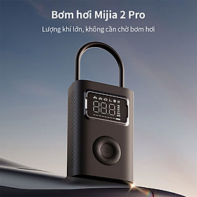 Máy bơm hơi Xiaomi Mijia Gen 2 Pro Bicycle Pump MJCQB07QW - Hàng nhập khẩu