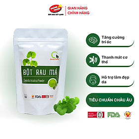 [CHÍNH HÃNG] Bột Rau Má Sấy Lạnh Nguyên Chất Gói 100gr  - Mát gan, detox, giảm mụn, giảm cân, giải nhiệt cơ thể