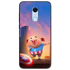 Ốp lưng in cho Xiaomi Redmi note 4x/ Redmi Note 4 Mẫu Heo CAP