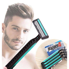 Bộ 4 Cây Dao Cạo Râu Razors 4X Tiện Lợi