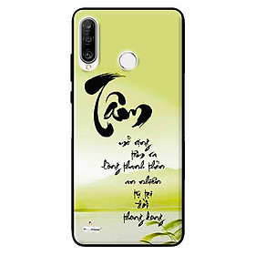 Ốp lưng in cho Huawei P30 Lite Tâm - Hàng chính hãng