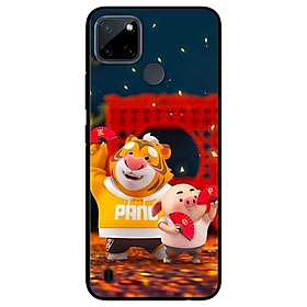 Ốp lưng dành cho Realme C21Y - Realme C25Y mẫu Hổ Áo Cam