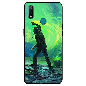 Ốp Lưng in cho Realme 3 Mẫu Chàng Vẽ Bầu Trời - Hàng Chính Hãng
