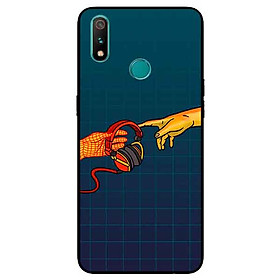 Ốp Lưng in cho Realme 3 Pro Mẫu Bàn Tay Chạm Nhạc - Hàng Chính Hãng