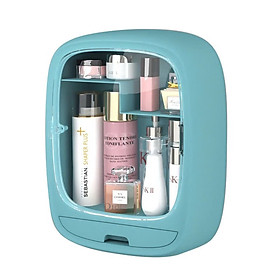 Kệ mỹ phẩm treo tường loại xịn Cicico365 chất nhựa ABS cao cấp 100% để đồ trang điểm trong nhà tắm không đục lỗ