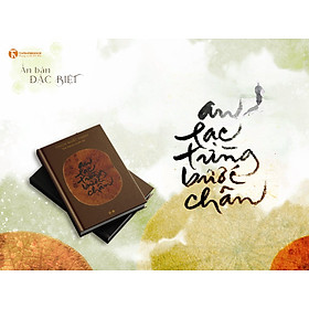 (Ấn bản đặc biệt S324 tặng kèm 1 bản phổ thông - Bìa vải - Tên sách được in trên lá sen khô phong cách thư pháp làng Mai) - AN LẠC TỪNG BƯỚC CHÂN - Thích Nhất Hạnh - Thái Hà