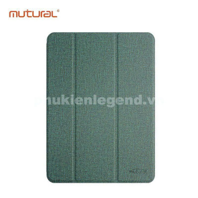 Bao da cho iPad Pro 11 inch M4 2024 / iPad Pro 13 inch M4 2024 lưng dẻo silicon chống sốc, có khay chứa bút tiện lợi chính hãng MUTURAL - Hàng chính hãng
