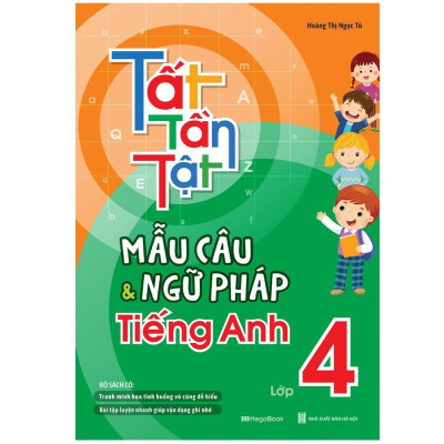 Sách - Tất Tần Tật Mẫu Câu Và Ngữ Pháp Tiếng Anh Lớp 1, 2, 3, 4, 5 - Combo 5 Cuốn - Megabook