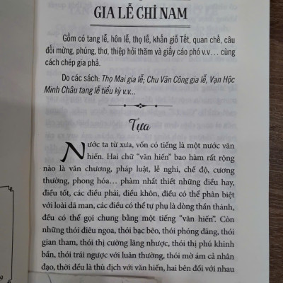 Sách - Gia Lễ Chỉ Nam (In theo bản in lần thứ 3 của Nhật Nam thư quán năm 1930)