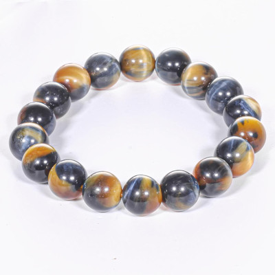 Vòng tay nam đá thạch anh mắt ưng 10mm mệnh thủy, mộc - Ngọc Quý Gemstones