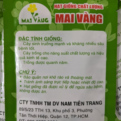 Hạt giống Mướp Hương Xanh F1 10 hạt