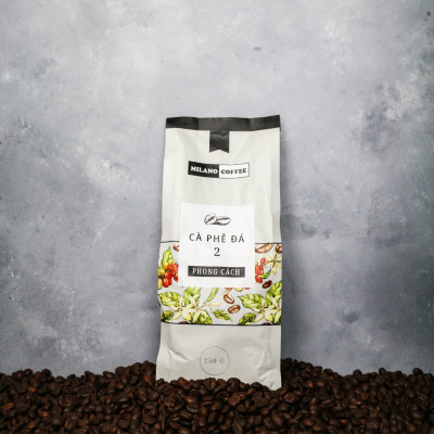 Combo cà phê bột 250gr Loại Truyền Thống - Phong Cách - Sành Điệu - Sữa Huyền thoại