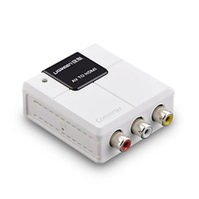 Ugreen UG4022540225TK Màu Trắng Bộ chuyển đổi tín hiệu AV sang HDMI âm - HÀNG CHÍNH HÃNG