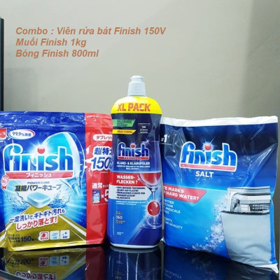 Viên rửa bát Finish 150 viên Nội địa Nhật Bản