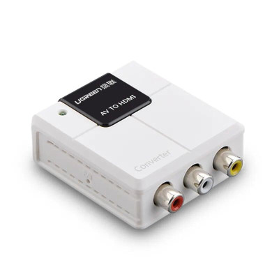 Ugreen UG4022540225TK Màu Trắng Bộ chuyển đổi tín hiệu AV sang HDMI âm - HÀNG CHÍNH HÃNG