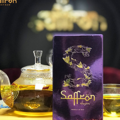 Set Quà Nhụy hoa nghệ tây Saffron Shyam kèm Trà hoa và Mật ong Saffron Đông trùng hạ thảo