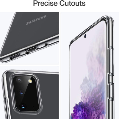 Ốp lưng dẻo silicon cho Samsung Galaxy S20 hiệu Ultra Thin (siêu mỏng 0.6mm, chống trầy, chống bụi) - Hàng nhập khẩu