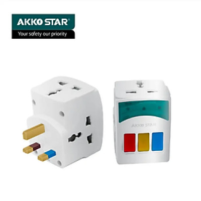 Ổ CẮM ĐIỆN DI ĐỘNG CÓ CÔNG TẮC 079S 03560 AKKO STAR - HÀNG CHÍNH HÃNG
