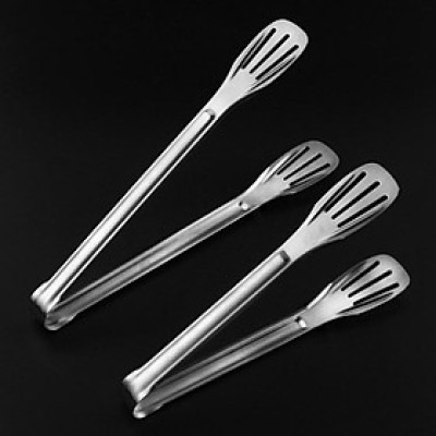 Dụng Cụ Kẹp Gắp Thức ăn, Thịt, Gắp Đá Inox Dài 23cm