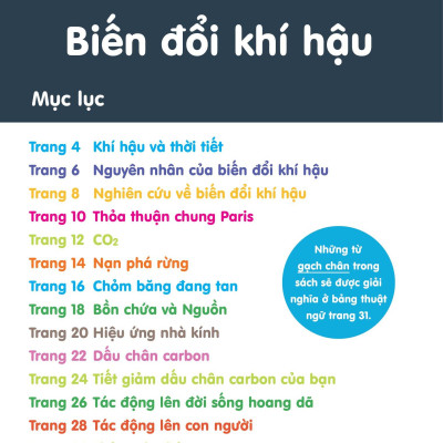 Infographics - Bách Khoa Tri Thức Bằng Đồ Họa Cho Trẻ Em - Biến Đổi Khí Hậu