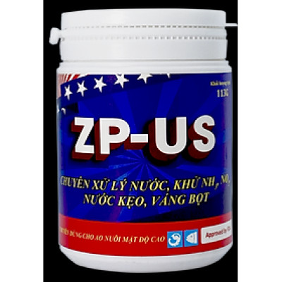 Zp-Us - Hấp thu các khí độc NH3-H2S-NO2 phát sinh trong ao nuôi - cải thiện chất lượng nước