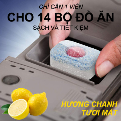 Túi 80 viên rửa chén Finish All In 1 Max Dishwasher Tablets QT025451