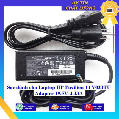 Sạc dùng cho Laptop HP Pavilion 14 V023TU  V024TU V025TU V026TU 19.5V-3.33A - Hàng Nhập Khẩu New Seal