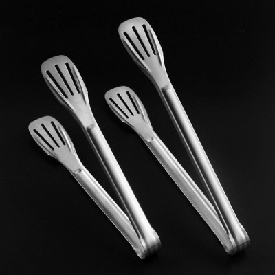 Dụng Cụ Kẹp Gắp Thức ăn, Thịt, Gắp Đá Inox Dài 23cm