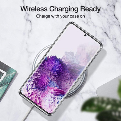 Ốp lưng dẻo silicon cho Samsung Galaxy S20 hiệu Ultra Thin (siêu mỏng 0.6mm, chống trầy, chống bụi) - Hàng nhập khẩu
