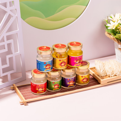 [Hộp 6 Lọ] Nước Yến Sào Chưng Đủ Vị Nhân Việt 30% Yến 70ml/Hũ