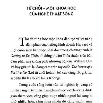 Lời Từ Chối Hoàn Hảo (Tái Bản) (Quà Tặng Kèm: Special Tickbook)