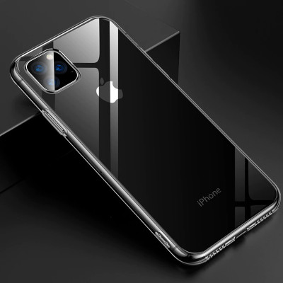 Bộ 2 ốp lưng dẻo silicon cho iPhone 11 (6.1 inch) hiệu Ultra Thin (siêu mỏng 0.6mm, chống trầy, chống bụi) - Hàng nhập khẩu