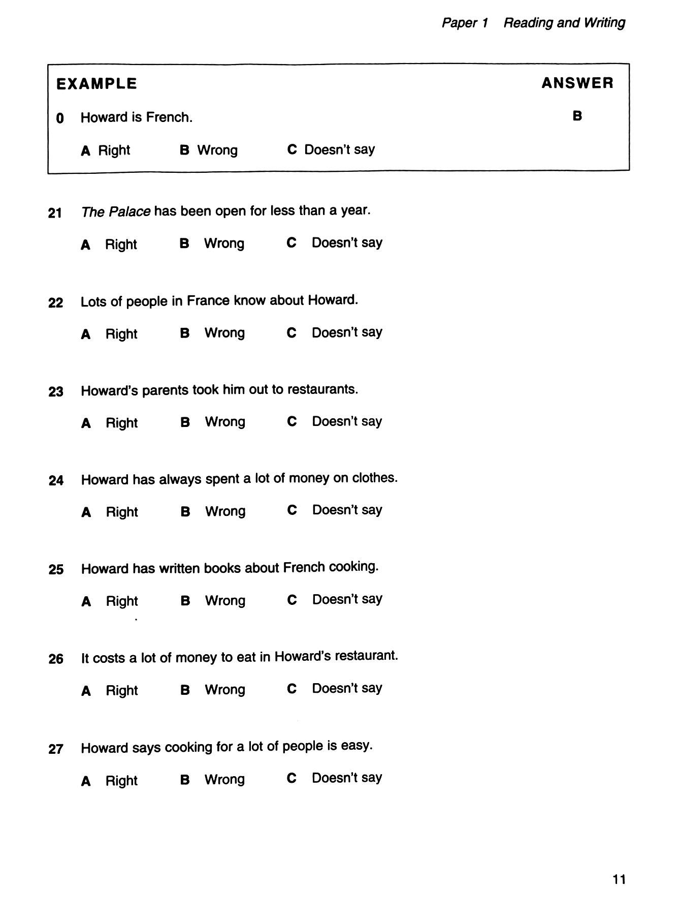 Cambridge Key English Test 3 with Answers