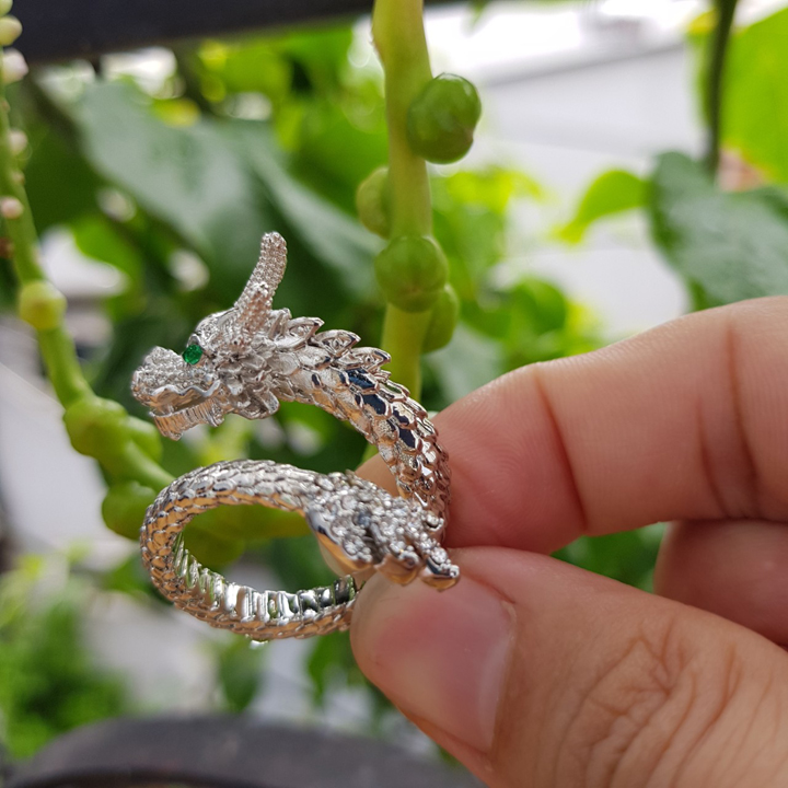 Nhẫn Rồng phong thủy cho Nam và Nữ - N0035