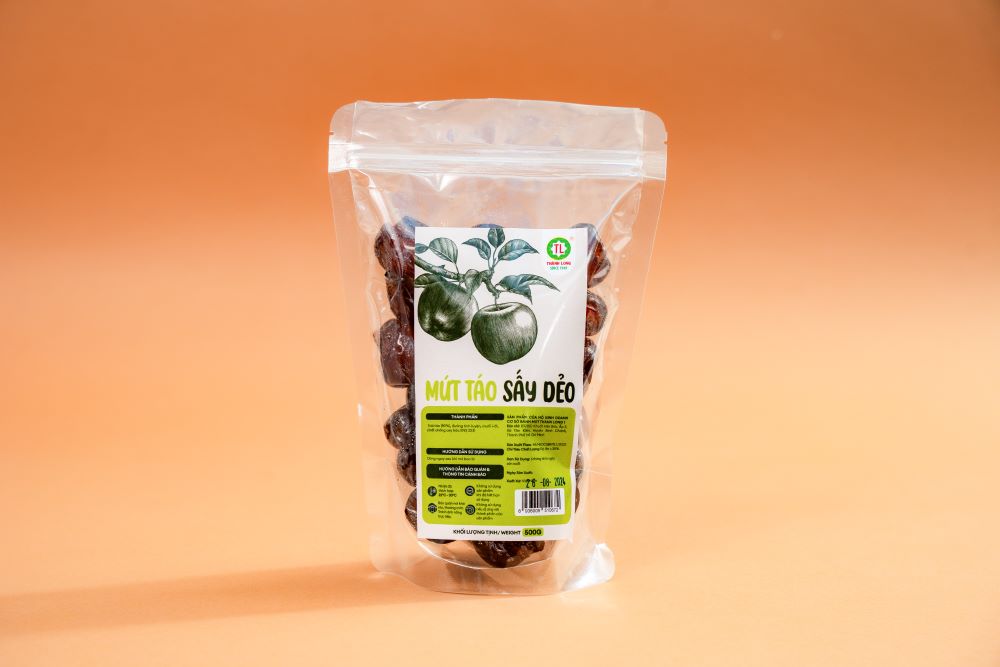 MỨT TÁO SẤY DẺO THÀNH LONG 200G - VIỆT NAM
