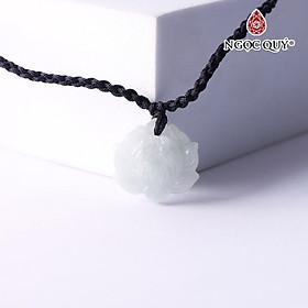 Mặt dây chuyền hoa sen đá cẩm thạch - Ngọc Quý