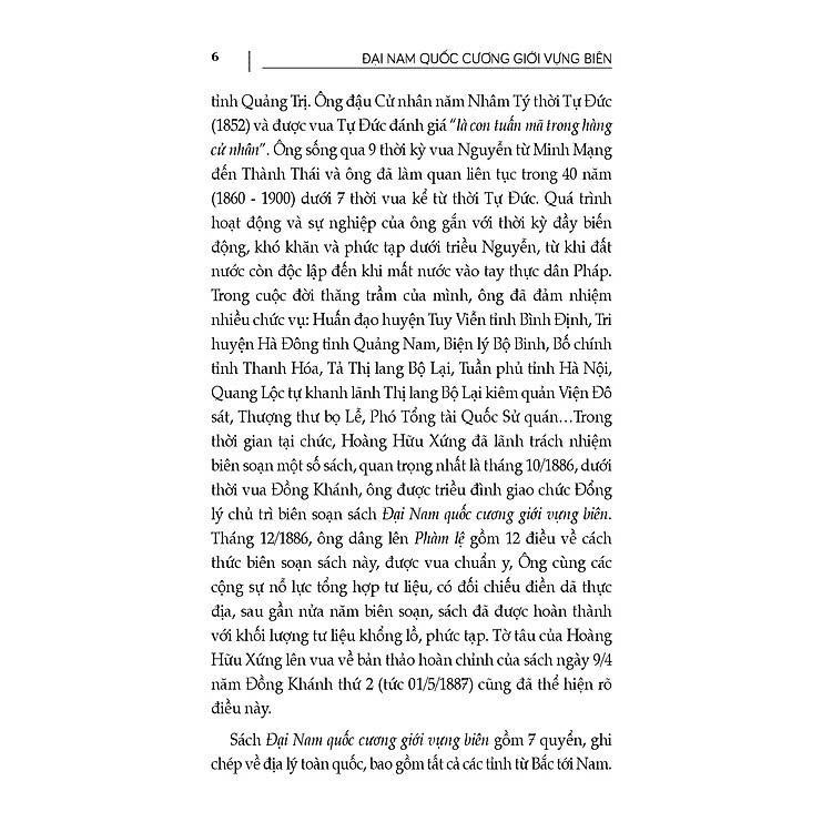 Sách - Đại Nam Quốc Cương Giới Vựng Biên - Hoàng Hữu Xứng - VIETNAMBOOK
