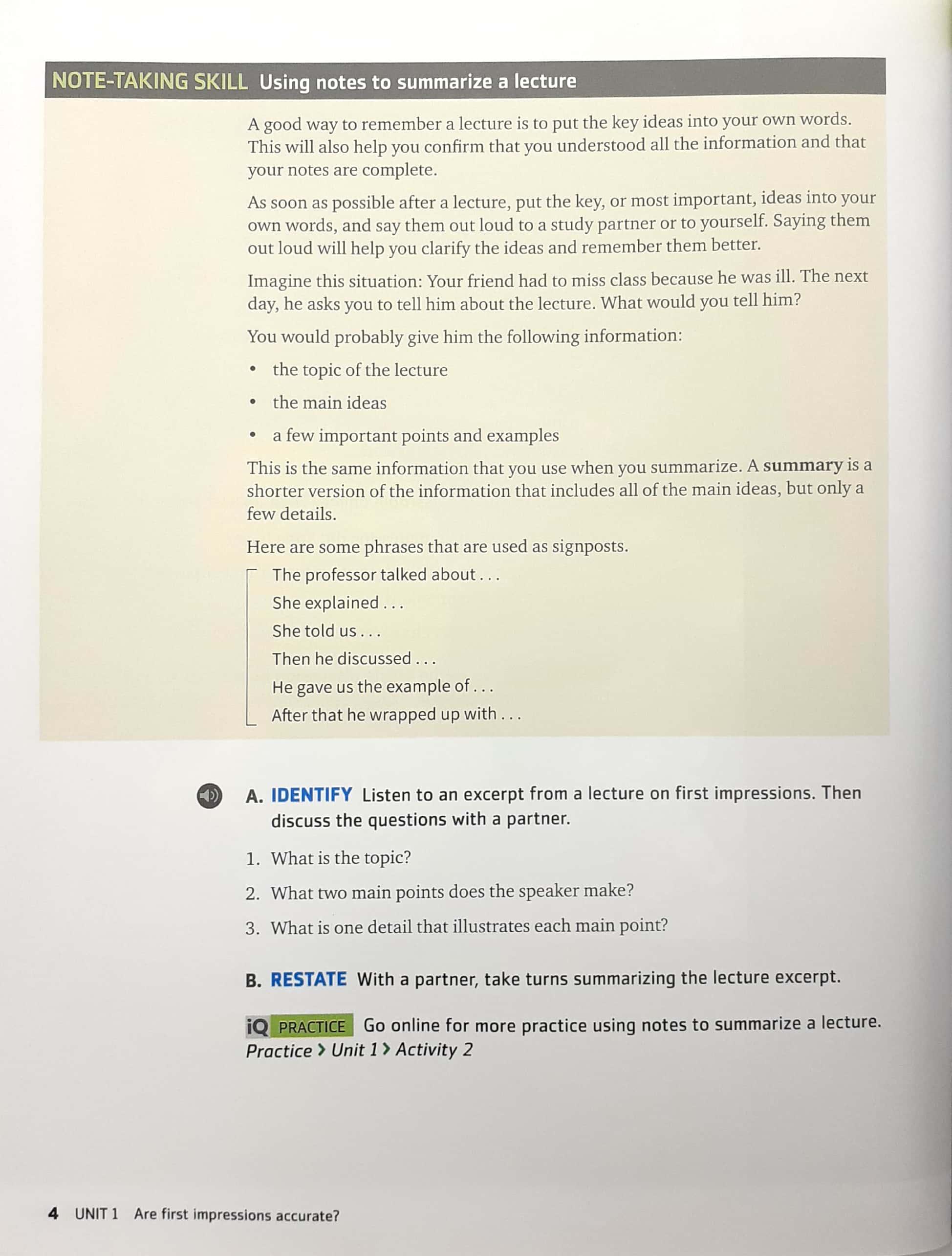 Q: Skills For Success: Level 3: Listening And Speaking Student Book With iQ Online Practice - 3rd Edition