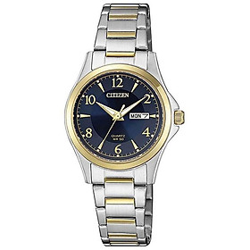 Đồng Hồ Nữ Citizen Dây Thép Không Gỉ EQ0595-55L - Mặt Xanh