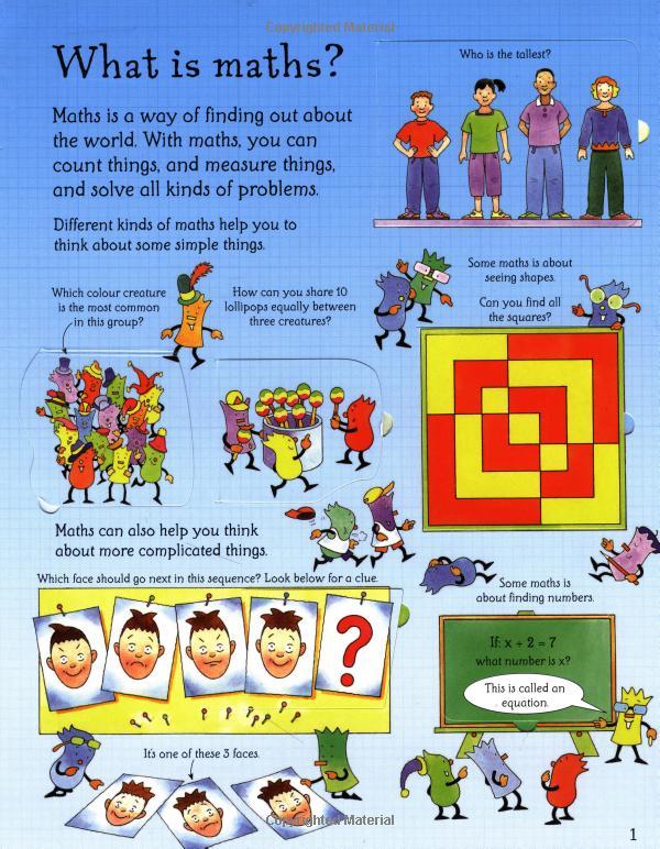 Sách tương tác tiếng Anh - Usborne See inside Maths