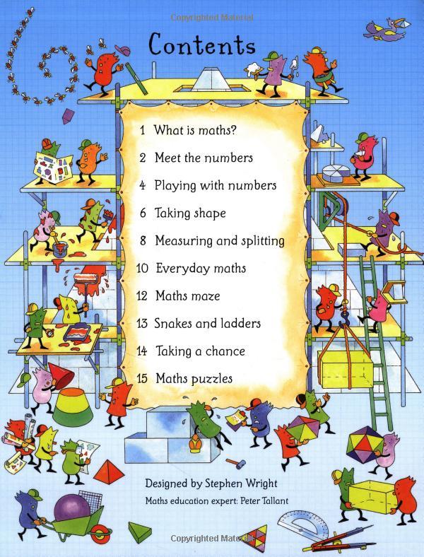 Sách tương tác tiếng Anh - Usborne See inside Maths