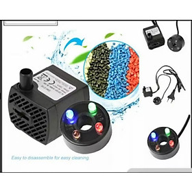 MÁY BƠM HÚT NƯỚC BỂ CÁ CẢNH MINI CÓ ĐÈN LED TRANG TRÍ CỰC KỲ ĐẸP