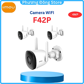 Camera Wifi Ngoài Trời F42FP, F42FEP 4MP Sắc Nét Có Màu Đêm - Hàng chính hãng