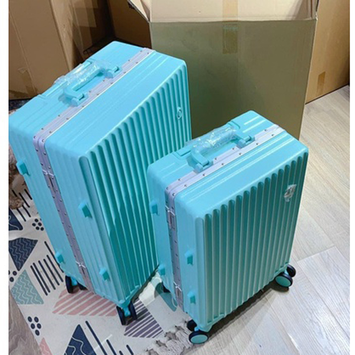 Vali Khung Nhôm Khóa Sập Thời Trang NiceVilla Size 20 inch & 24 inch