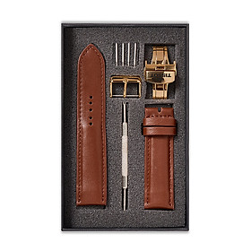 Dây đeo đồng hồ Tissot - Dây Đeo Đồng Hồ Da Bò Italy Màu Vàng Bò Thay Thế Dành Cho Tissot Size 19/20/21/22mm - Chất Liệu Da Cá Sấu Cao Cấp Tương Thích Tất Cả Các Phiên Bản Đồng Hồ Tissot - Bảo Hành 12 Tháng 