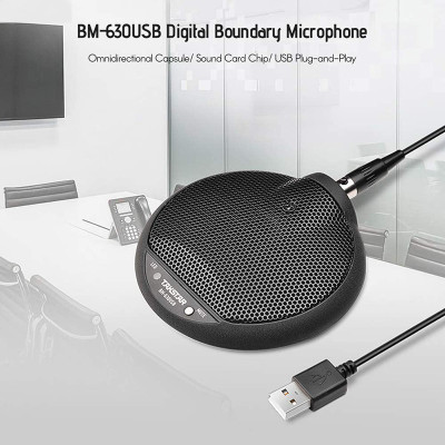 Takstar BM-630USB - Micro Hội Nghị Trực Tuyến, Kết Nối USB, Bắt Âm 360 Độ, Bán Kính Thu 2m - Hàng Chính Hãng