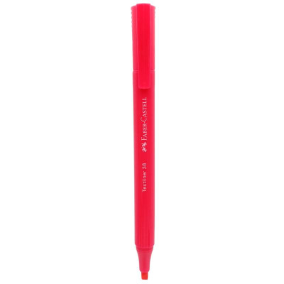 Bút Dạ Quang Textliner 38 - Faber-Castell 157721 - Mực Đỏ