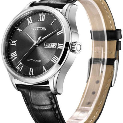 Đồng Hồ Nam Citizen Dây Da NH8360-12H - Mặt Xám