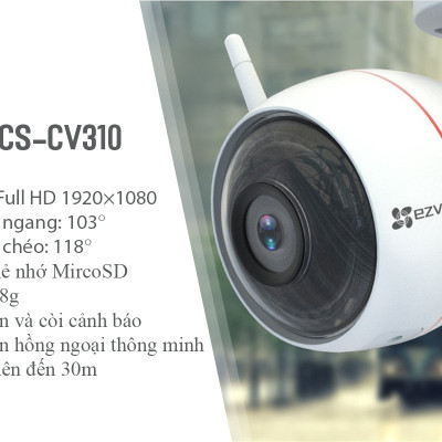Camera IP Wifi Ngoài Trời Ezviz CS-CV310 1080P - Hàng Chính Hãng