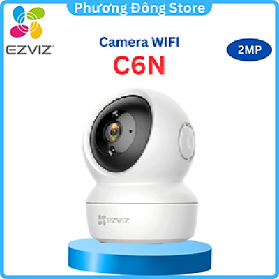 Camera Wi-fi EZVIZ C6N 2MP Trong Nhà, FHD 1080P, Quay Quét 360 Độ, Đàm Thoại Hai Chiều - Hàng Chính Hãng